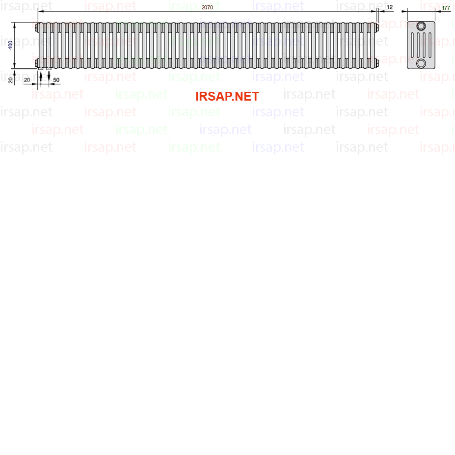 Радиатор IRSAP Tesi 50400/46 T18 CL 01